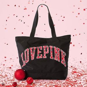 VS PINK Holiday Shopper Tote